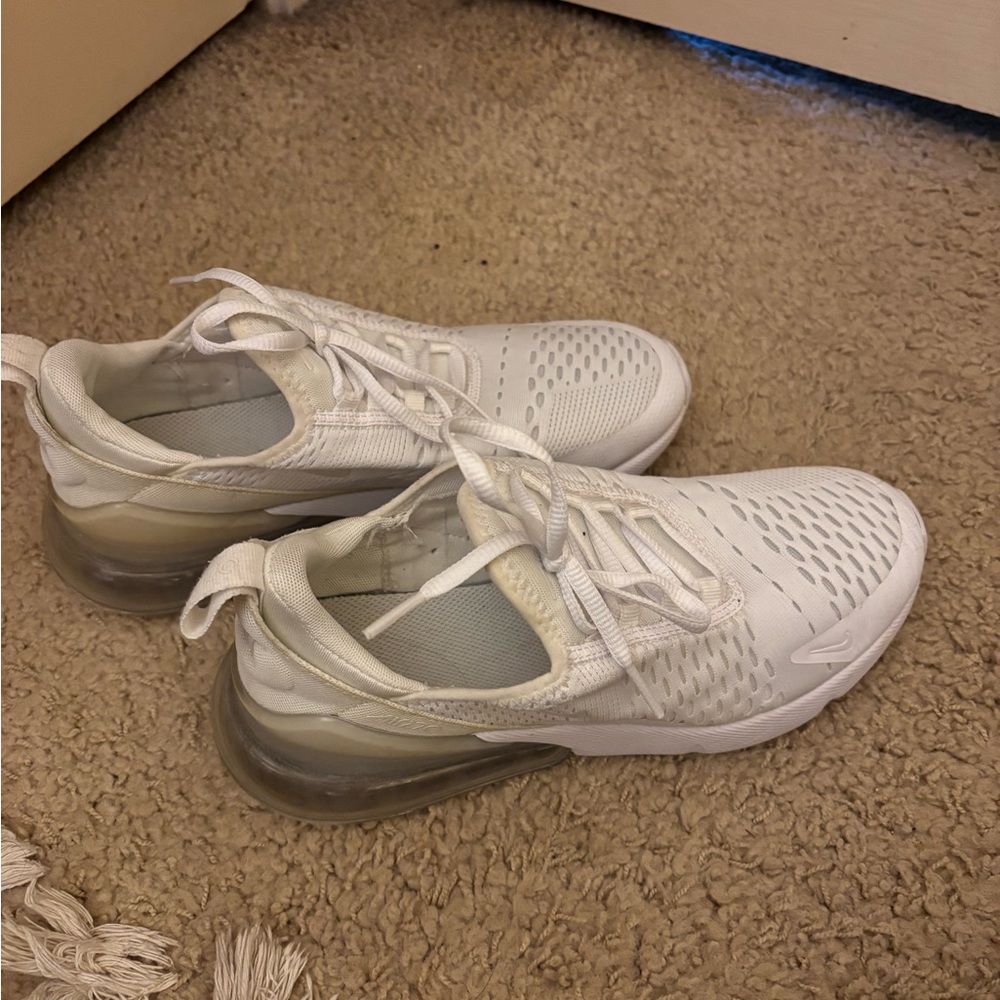 Nike White Sneakers with Air Cushioning